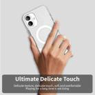 For iPhone 16 Plus Color Blocking Series MagSafe Magnetic PC Hybrid TPU Phone Case(White) - 3