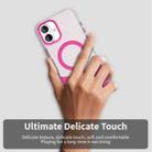 For iPhone 16 Color Blocking Series MagSafe Magnetic PC Hybrid TPU Phone Case(Red) - 3