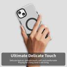 For iPhone 14 Plus Color Blocking Series MagSafe Magnetic PC Hybrid TPU Phone Case(Black) - 3