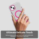 For iPhone 14 Color Blocking Series MagSafe Magnetic PC Hybrid TPU Phone Case(Red) - 3