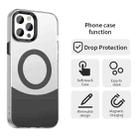 For iPhone 13 Pro Max Color Blocking Series MagSafe Magnetic PC Hybrid TPU Phone Case(Black) - 2