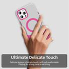 For iPhone 13 Pro Color Blocking Series MagSafe Magnetic PC Hybrid TPU Phone Case(Red) - 3