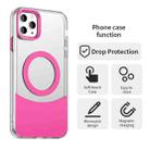 For iPhone 11 Pro Max Color Blocking Series MagSafe Magnetic PC Hybrid TPU Phone Case(Red) - 2