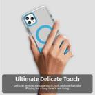 For iPhone 11 Pro Max Color Blocking Series MagSafe Magnetic PC Hybrid TPU Phone Case(Blue) - 3