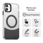 For iPhone 11 Color Blocking Series MagSafe Magnetic PC Hybrid TPU Phone Case(Black) - 2