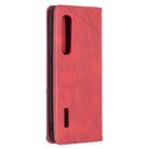 For OPPO Find X2 Pro Rhombus Texture Horizontal Flip Magnetic Leather Case with Holder & Card Slots(Red) - 3
