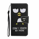 For Samsung Galaxy S25 5G Colored Drawing Pattern Leather Phone Case(Penguin) - 2