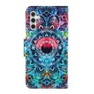 For Samsung Galaxy S25 5G Colored Drawing Pattern Leather Phone Case(Mandala) - 3