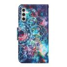 For Samsung Galaxy S25 5G Colored Drawing Pattern Leather Phone Case(Star Mandala) - 3