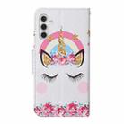 For Samsung Galaxy S25 5G Colored Drawing Pattern Leather Phone Case(Crown) - 3
