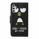 For Samsung Galaxy S25+ 5G Colored Drawing Pattern Leather Phone Case(Penguin) - 3