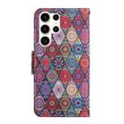 For Samsung Galaxy S25 Ultra 5G Colored Drawing Pattern Leather Phone Case(Diamond Kaleidoscope) - 3