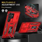 For Samsung Galaxy S25 Ultra 5G Armor PC Hybrid TPU Camera Shield Phone Case(Red) - 3