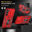 For Samsung Galaxy S25+ 5G Armor PC Hybrid TPU Camera Shield Phone Case(Red) - 3