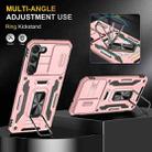 For Samsung Galaxy S25+ 5G Armor PC Hybrid TPU Camera Shield Phone Case(Rose Gold) - 3