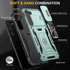 For Samsung Galaxy S25 5G Armor PC Hybrid TPU Camera Shield Phone Case(Alpine Green) - 2