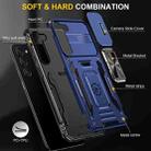 For Samsung Galaxy S25 5G Armor PC Hybrid TPU Camera Shield Phone Case(Navy Blue) - 2