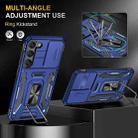 For Samsung Galaxy S25 5G Armor PC Hybrid TPU Camera Shield Phone Case(Navy Blue) - 3