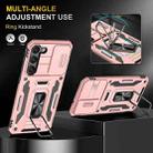 For Samsung Galaxy S25 5G Armor PC Hybrid TPU Camera Shield Phone Case(Rose Gold) - 3