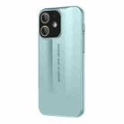 For iPhone 12 Vegetarian Leather Series Skin Feel Full Coverage Phone Case(Green) - 1