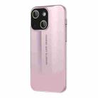 For iPhone 13 Vegetarian Leather Series Skin Feel Full Coverage Phone Case(Pink) - 1