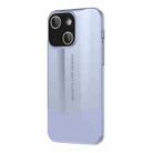 For iPhone 13 Vegetarian Leather Series Skin Feel Full Coverage Phone Case(Purple) - 1