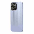 For iPhone 15 Pro Max Vegetarian Leather Series Skin Feel Full Coverage Phone Case(Purple) - 1