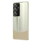 For Samsung Galaxy S23 Ultra 5G Vegetarian Leather Series Skin Feel Full Coverage Phone Case(Gold) - 1