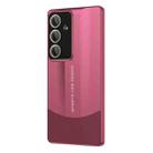 For Samsung Galaxy S25+ 5G Vegetarian Leather Series Skin Feel Full Coverage Phone Case(Red) - 1