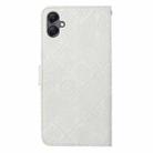 For Samsung Galaxy A06 4G Ethnic Style Embossed Pattern Leather Phone Case(White) - 3