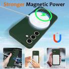 For Samsung Galaxy S24 FE 5G Shockproof Silicone Magsafe Phone Case(Dark Green) - 3