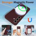 For Samsung Galaxy S24+ 5G Shockproof Silicone Magsafe Phone Case(Plum Color) - 3