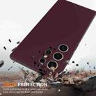 For Samsung Galaxy S24 Ultra 5G Shockproof Silicone Magsafe Phone Case(Plum Color) - 2