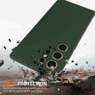 For Samsung Galaxy S24 Ultra 5G Shockproof Silicone Magsafe Phone Case(Dark Green) - 2