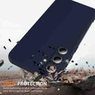 For Samsung Galaxy S25 5G Shockproof Silicone Magsafe Phone Case(Navy Blue) - 2