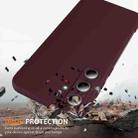 For Samsung Galaxy S25 5G Shockproof Silicone Magsafe Phone Case(Plum Color) - 2