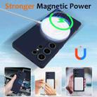 For Samsung Galaxy S25 Ultra 5G Shockproof Silicone Magsafe Phone Case(Navy Blue) - 3