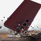 For Samsung Galaxy S25 Ultra 5G Shockproof Silicone Magsafe Phone Case(Plum Color) - 2