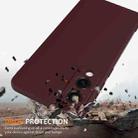 For Samsung Galaxy S25 Edge 5G Shockproof Silicone Magsafe Phone Case(Plum Color) - 2
