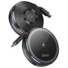 hoco CQ18  Flash 2 in 1 Magnetic Wireless Fast Charger With Retractable Cable(Tarnish) - 1