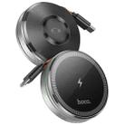 hoco CQ18  Flash 2 in 1 Magnetic Wireless Fast Charger With Retractable Cable(Silver) - 1