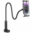 hoco HD10 Bamboo Clip-on Lazy Stand for Tablets / Phone(Black) - 1