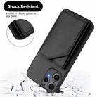 For Nothing CMF Phone 2 Pro Skin Feel Four Card Slots Phone Case with Wrist Strap(Black) - 3