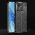 For Honor X60 GT Litchi Texture TPU Shockproof Phone Case(Black) - 1