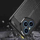 For Honor 400 Global 156.5mm Litchi Texture TPU Shockproof Phone Case(Black) - 3