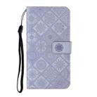 For Tecno Camon 20 Premier Ethnic Style Embossed Pattern Leather Phone Case(Purple) - 2