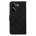 For Tecno Camon 20 / 20 Pro Ethnic Style Embossed Pattern Leather Phone Case(Black) - 3