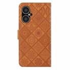 For Tecno Pova Neo 3 Ethnic Style Embossed Pattern Leather Phone Case(Brown) - 3