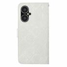 For Tecno Pova Neo 3 Ethnic Style Embossed Pattern Leather Phone Case(White) - 3