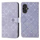 For Tecno Pova Neo 3 Ethnic Style Embossed Pattern Leather Phone Case(Purple) - 1